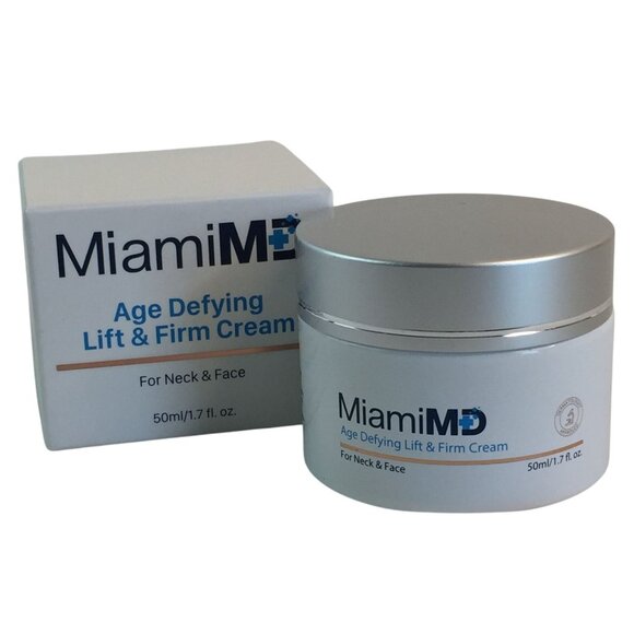 MiamiMD Age Defying Lift & Firm Cream 50ml for Neck & Face 1.7 oz Miami MD - Picture 1 of 6